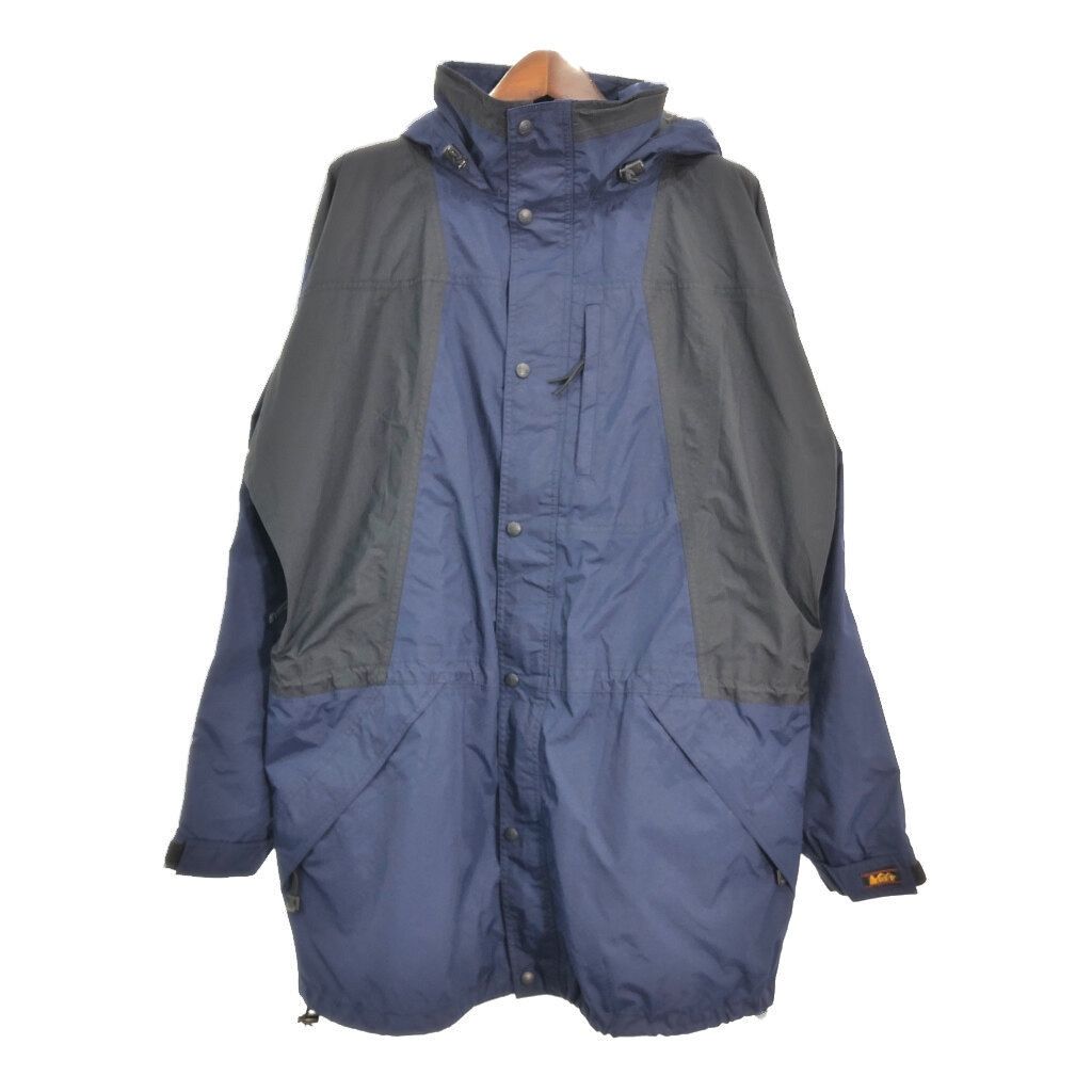 90年代 REI GORE-TEX マウンテンパーカー アウトドア ネイビー