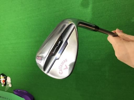 キャロウェイ OPUS クロム 58° 12°W レディース ウェッジ WG 純正特注シャフト フレックスその他 レディース 女性用 右利き 右用 Cランク ゴルフクラブ