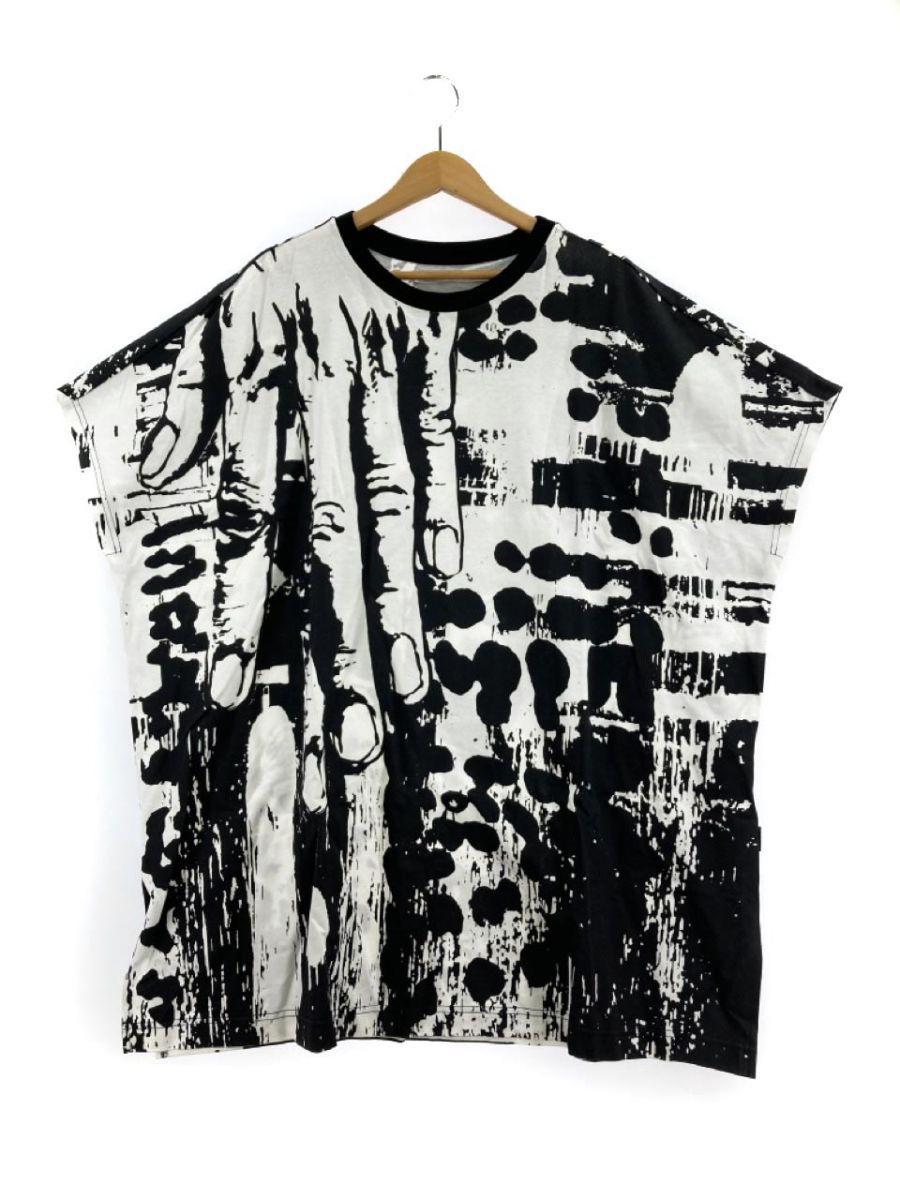 B Yohji Yamamoto ビー ヨウジヤマモト 総柄 Tシャツ size2/ブラック 
