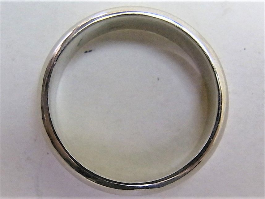 プラチナ 甲丸 マリッジ リング サイズ #15 男女兼用 結婚指輪 a