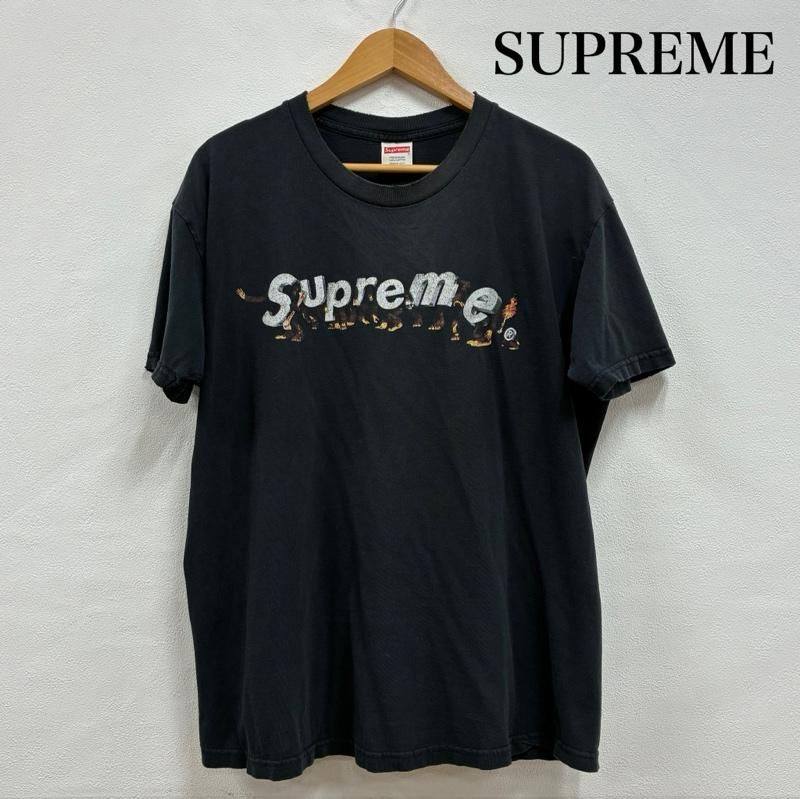 Supreme 猿プリント Tシャツ 黒