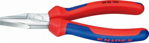クニペックス(KNIPEX)平ペンチ160mmクロームメッキコンフォートハンドル 2005-160