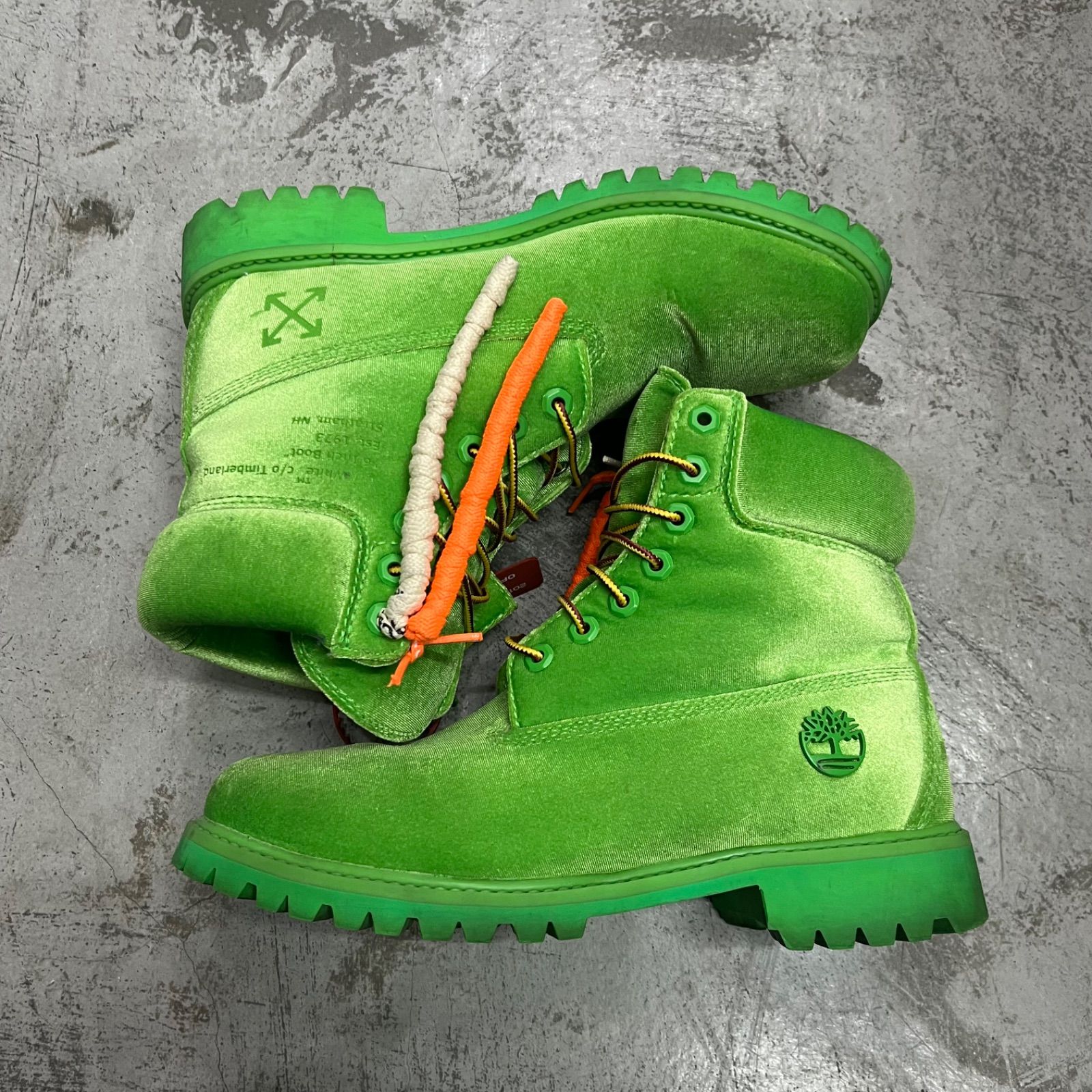 Timberland × Off-White 6-Inch boots 6インチブーツ ベロア