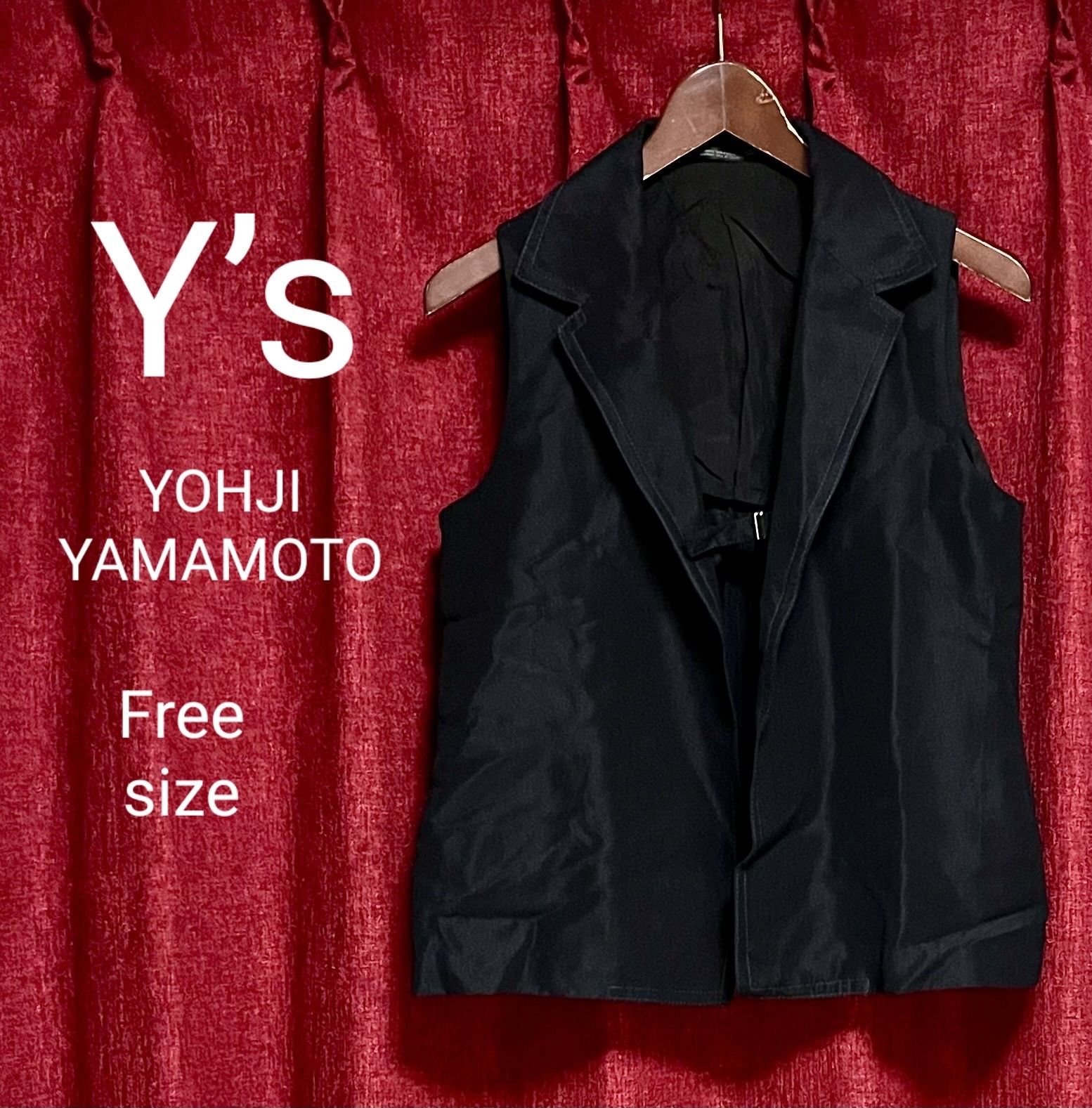 【オープニング大セール】 Y's ヨウジヤマモト 値し YohjiYamamoto ワイズニットベスト トップス