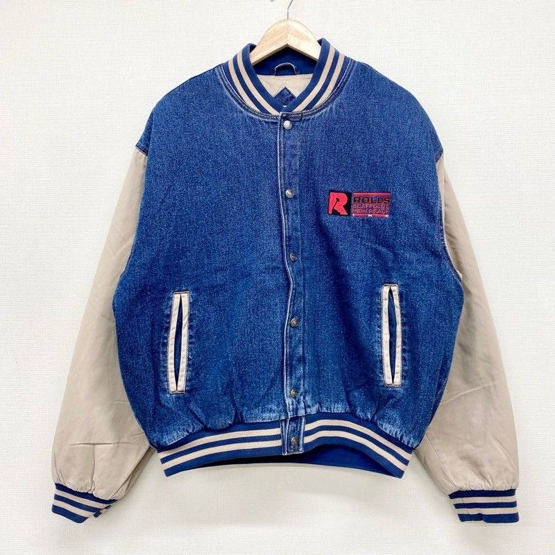 トライマウンテン Tri・Mountain デニム スタジャン 切り替え 企業  