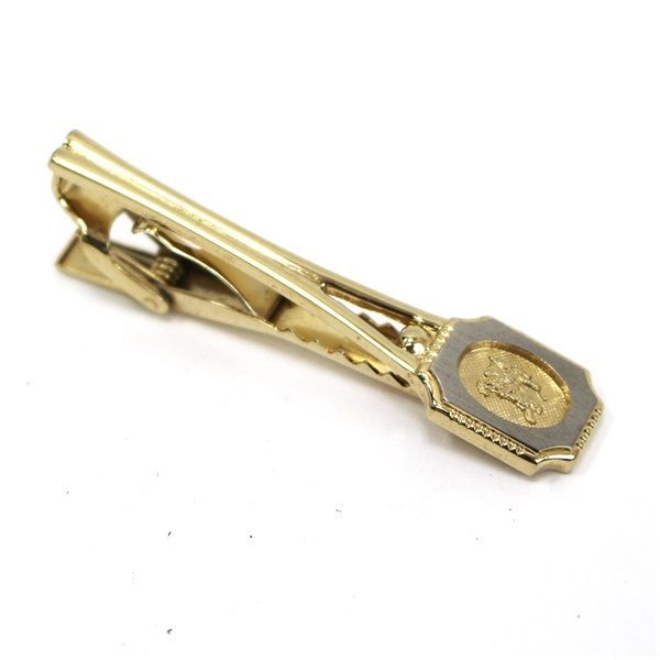 バーバリー ネクタイピン ゴールド×シルバー 中古 ABランク