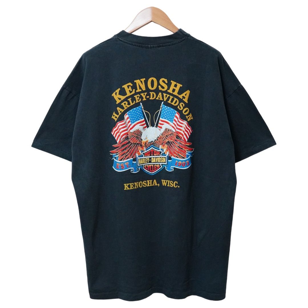 USA製 HARLEY DAVIDSON ロゴ オーバーサイズ Tシャツ XL