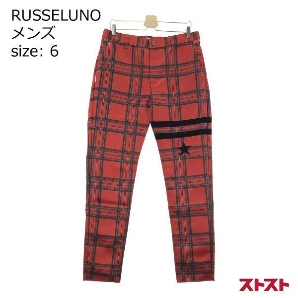 RUSSELUNO ラッセルノ RS-82158 ロングパンツ ベロア 星ワッペン 6 ［240001907943］