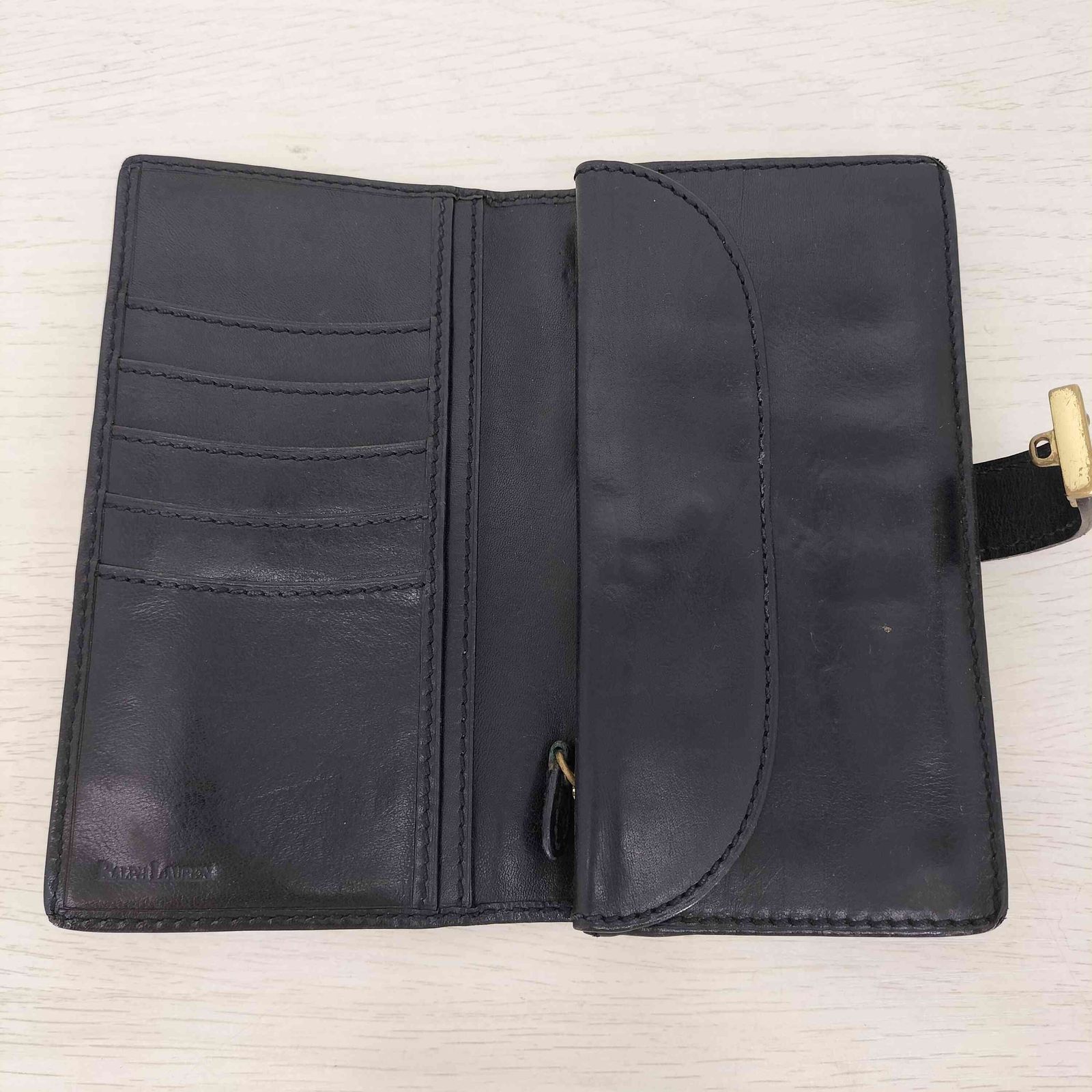 ラルフローレン RALPH LAUREN ロック レザー二つ折り長財布