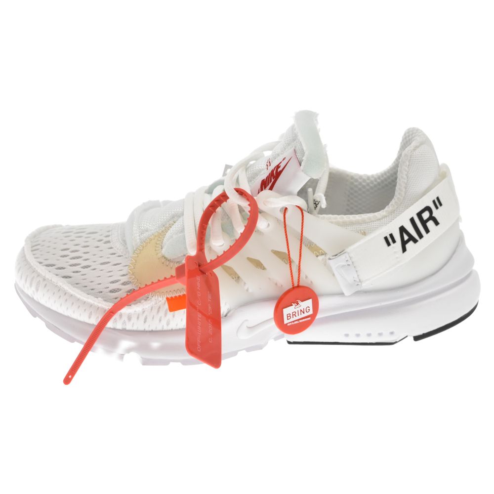 【美品】オフホワイト ザテン エアプレスト ローカット AA3830-100 26cm AA3830-100 Off-White × Nike Air Presto 