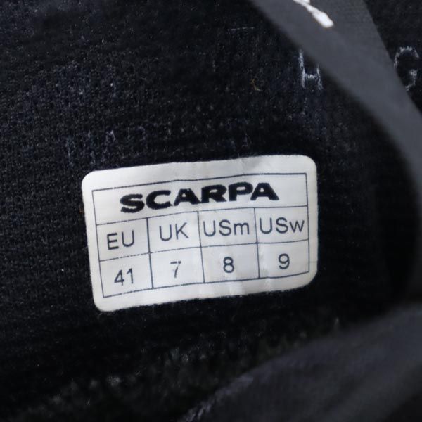 スカルパ イタリア製 トレッキングシューズ EU41 オレンジ系 SCARPA 