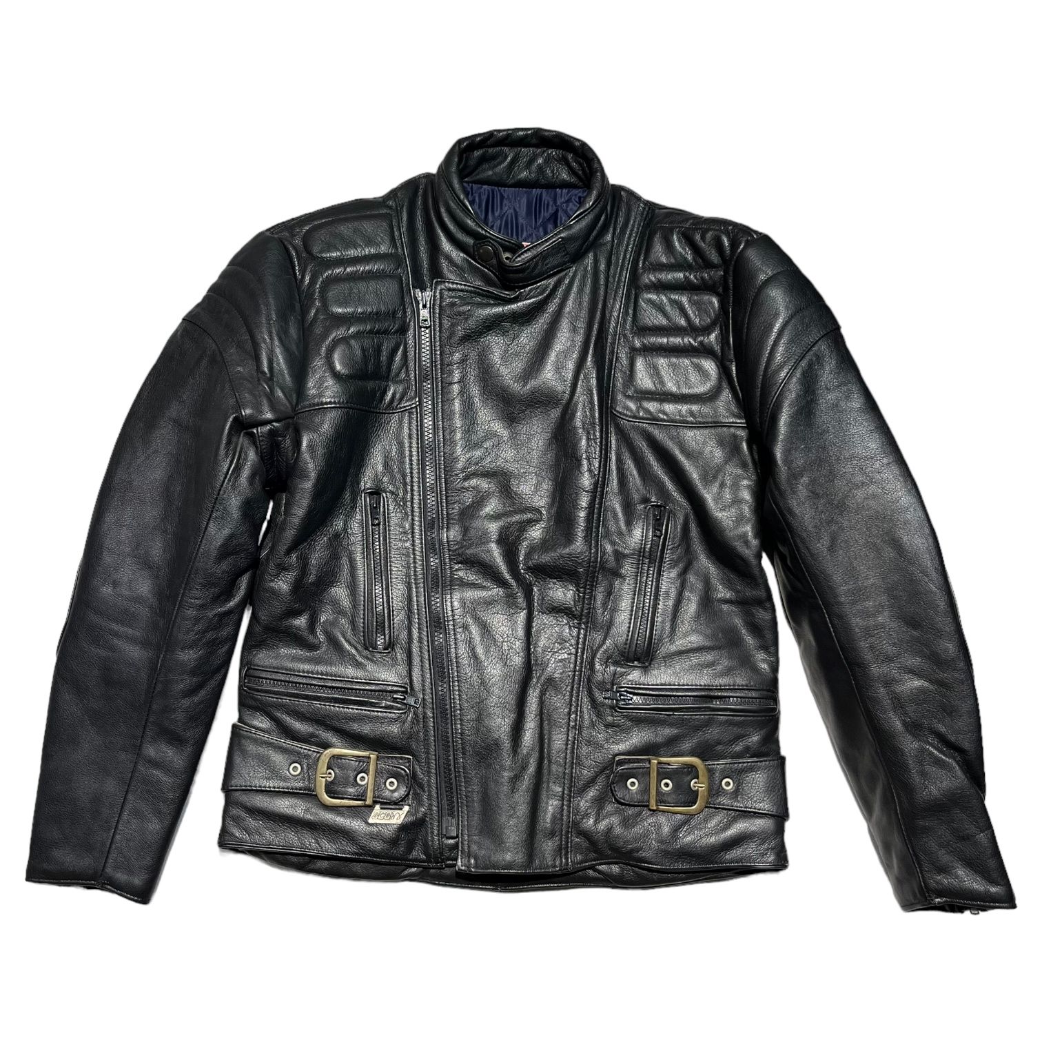 80s イギリス製 UK ヴィンテージ シングルライダースジャケット ブラック SCOTT(スコット) 80's British riders jacket 80年代 ブリティッシュ