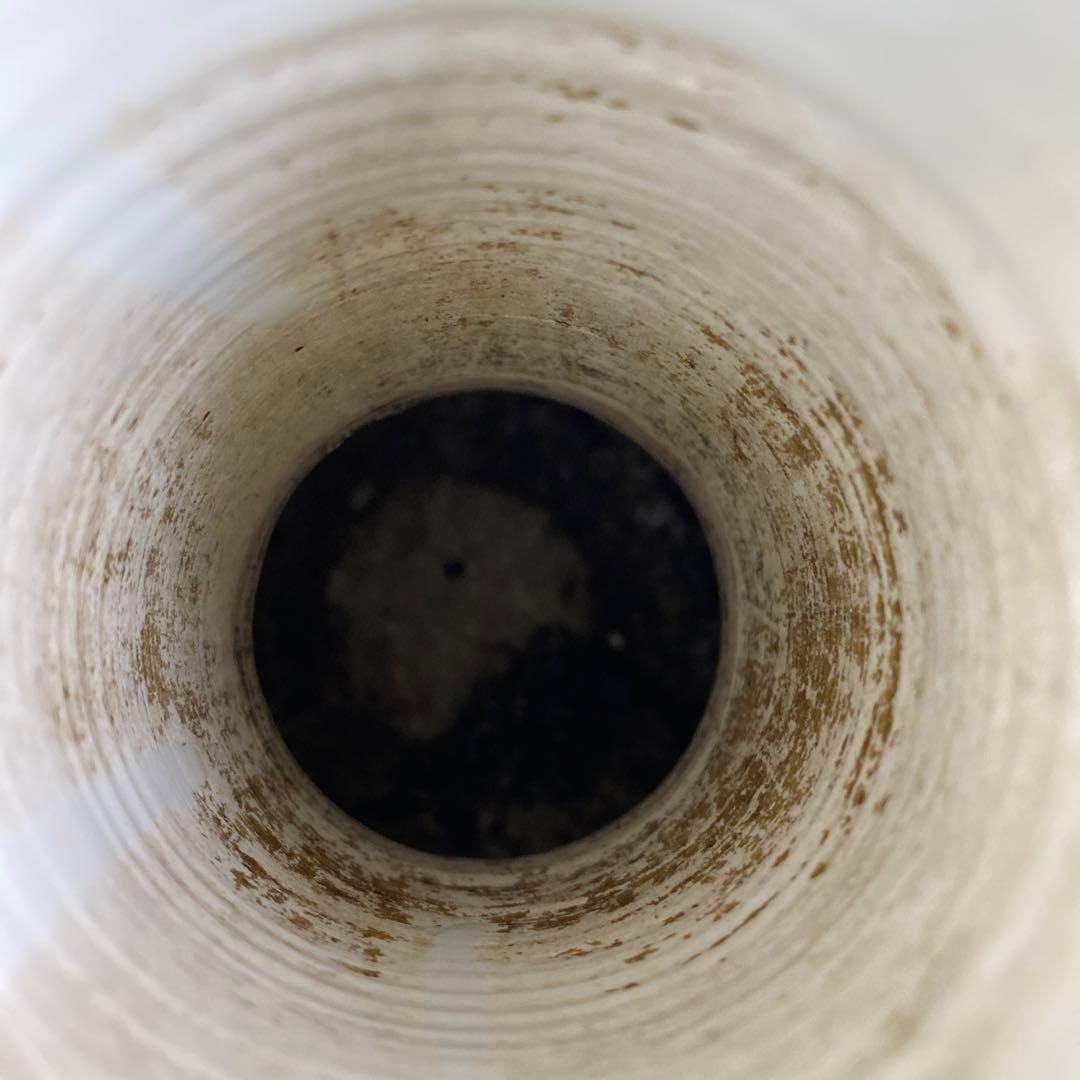 中国清時代 徳化窯双龍耳花瓶 高さ24.5㎝ 東Y6-