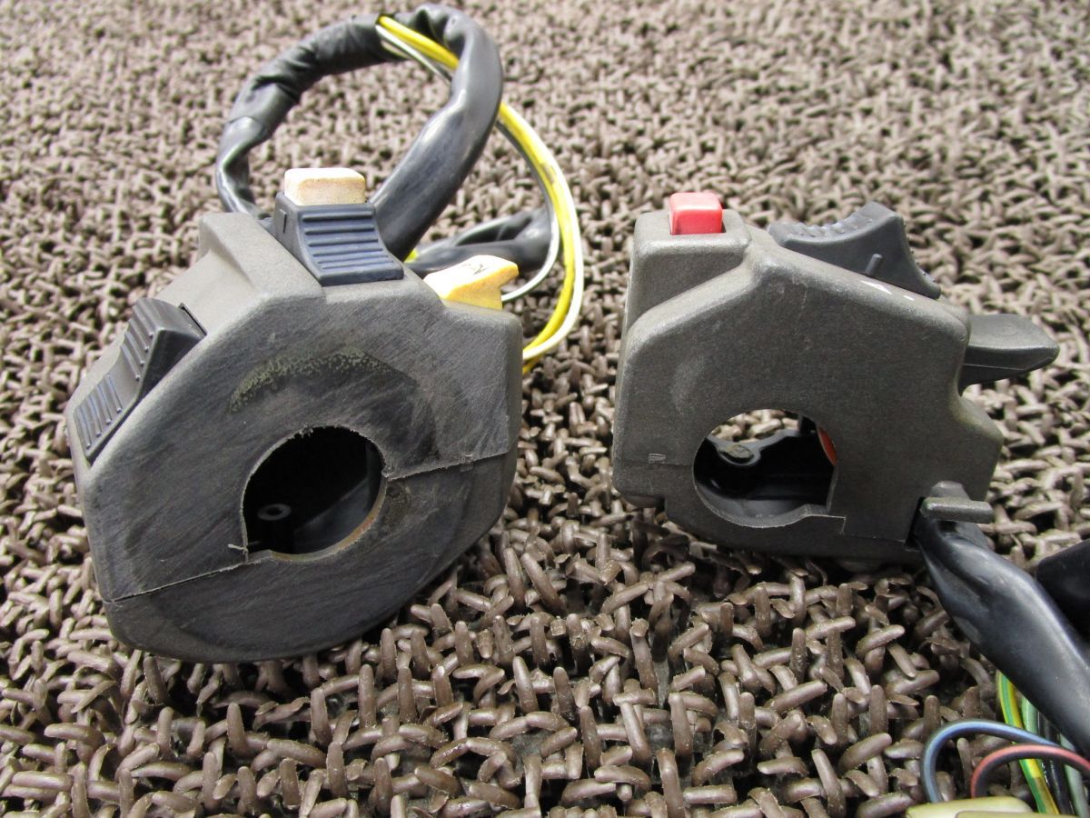 ジェベル250XC ハンドルスイッチ 左右 スロットル ○A1362！ ワイヤー