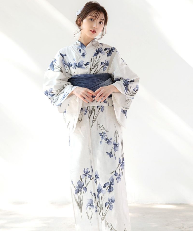 Dita 浴衣 京の水墨画水仙 レディース浴衣 着物 京の水墨画水仙】Dita ディータ 浴衣 レディース 5点セット