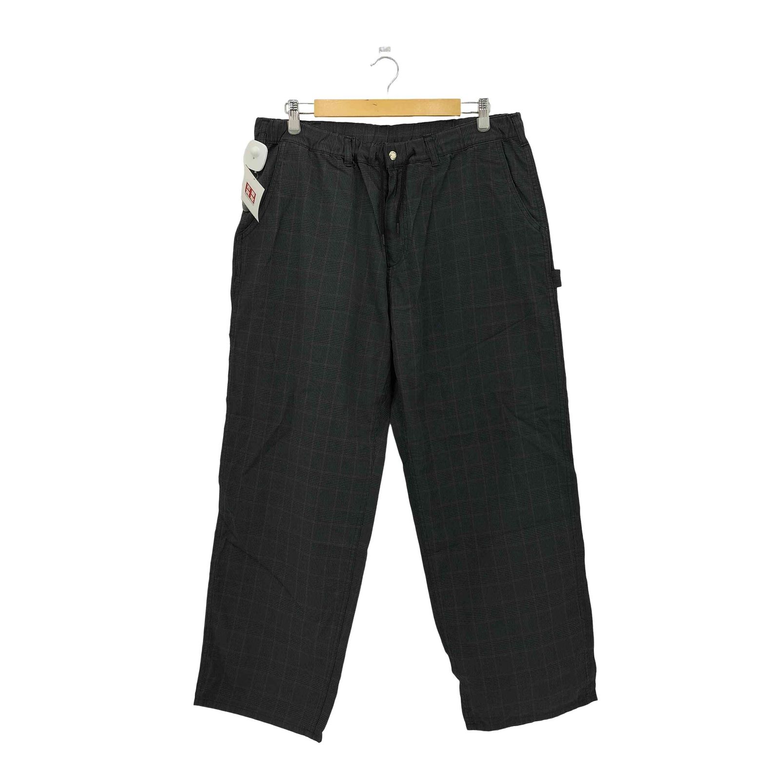 良品 WEIRDO チェックイージーペインターパンツ グレーL GLADHAND 良品 WEIRDO チェックイージーペインターパンツ グレーL