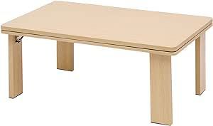 こたつテーブル 折れ脚 長方形 120×80cm こたつ テーブル 家具 リビングテーブル 省スペース おしゃれ ktc12080-zd