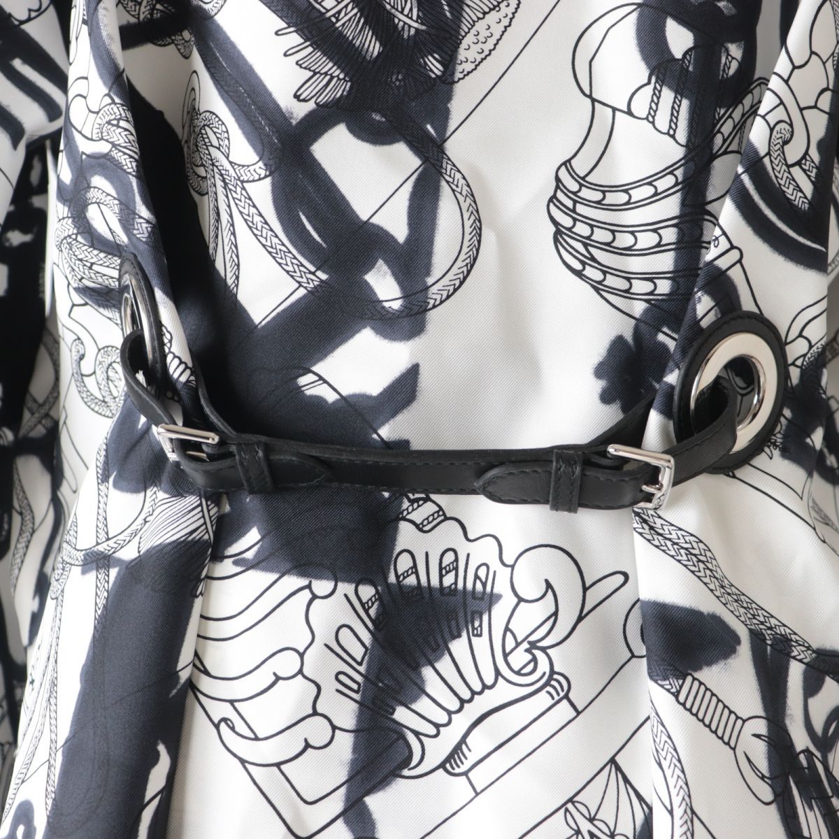 極美◎正規 仏製 HERMES エルメス 22SS シェーヌダンクル シルク100  