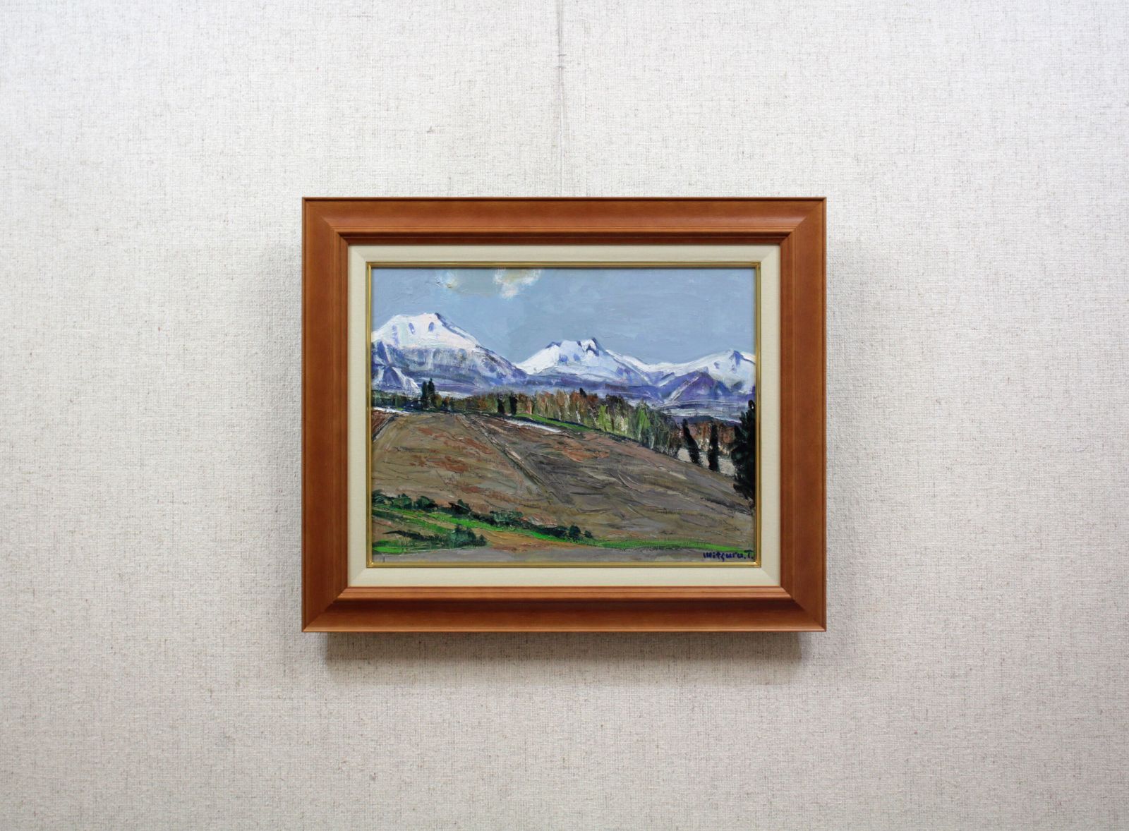 豊田 満『早春のニセコ連峰』油彩画【真作保証】 絵画 豊田 満『早春のニセコ連峰』油彩画【真作保証】 絵画 - メルカリ