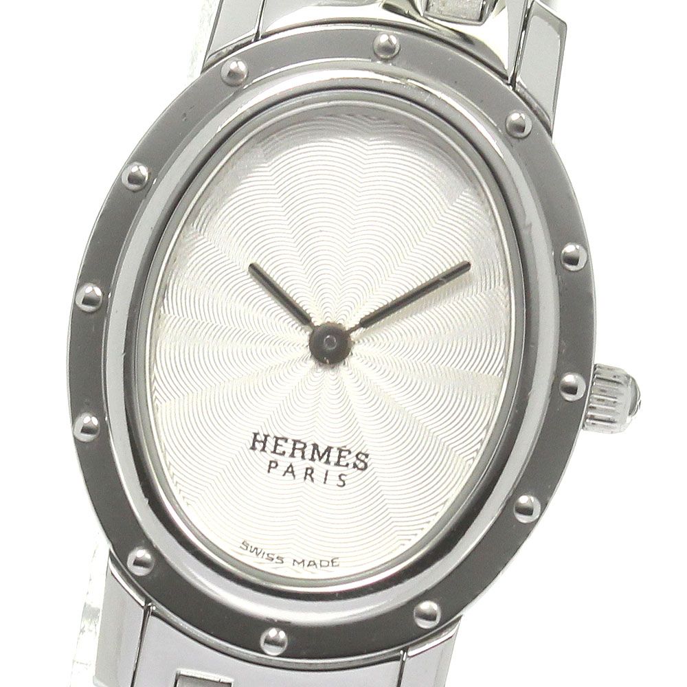 エルメス HERMES CO1.210 クリッパー オーバル クォーツ レディース_827859