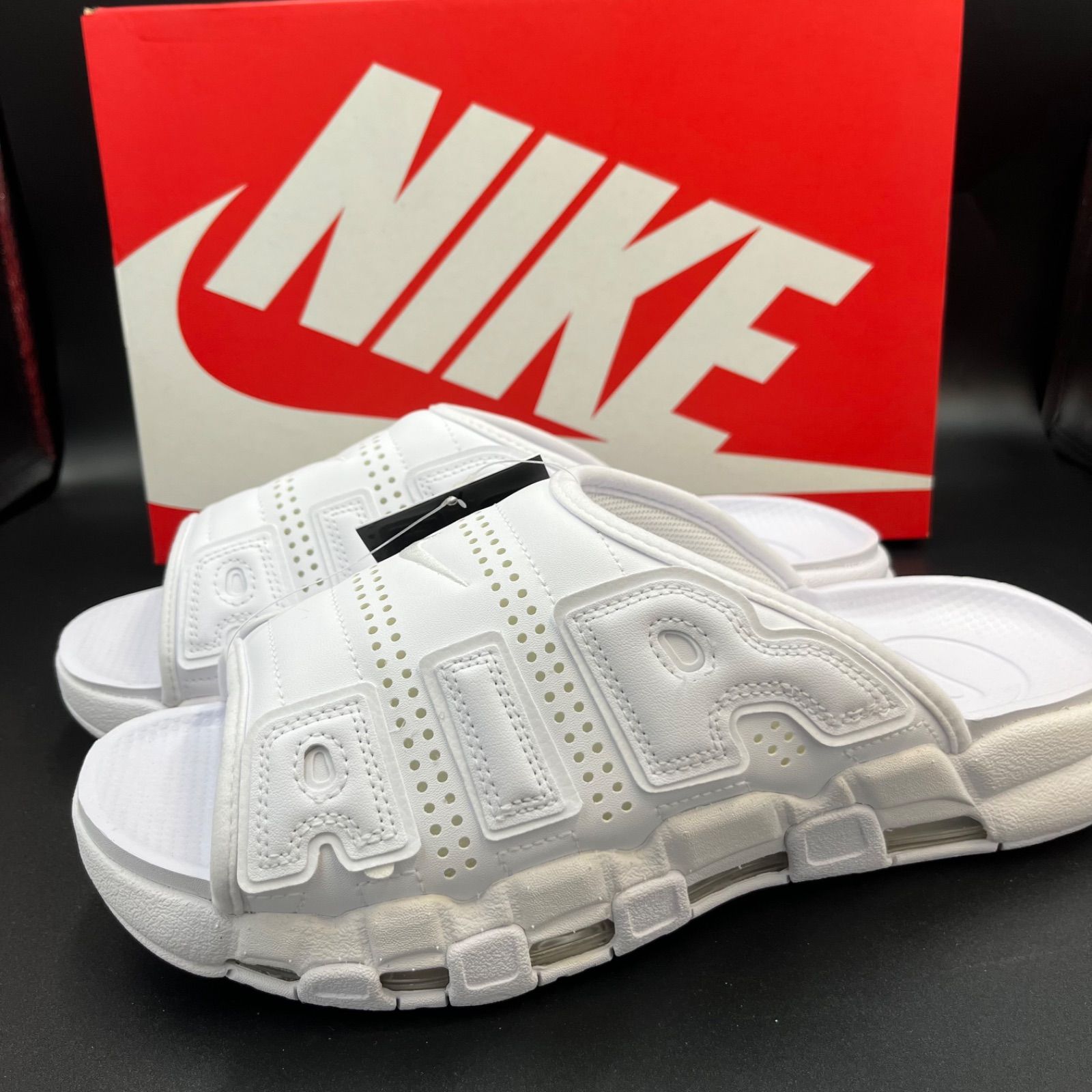 29cm Nike Air More Uptempo Slide Triple White ナイキ エアモアアップテンポ スライド トリプルホワイト FD9883-101|FD9884-101 サンダル