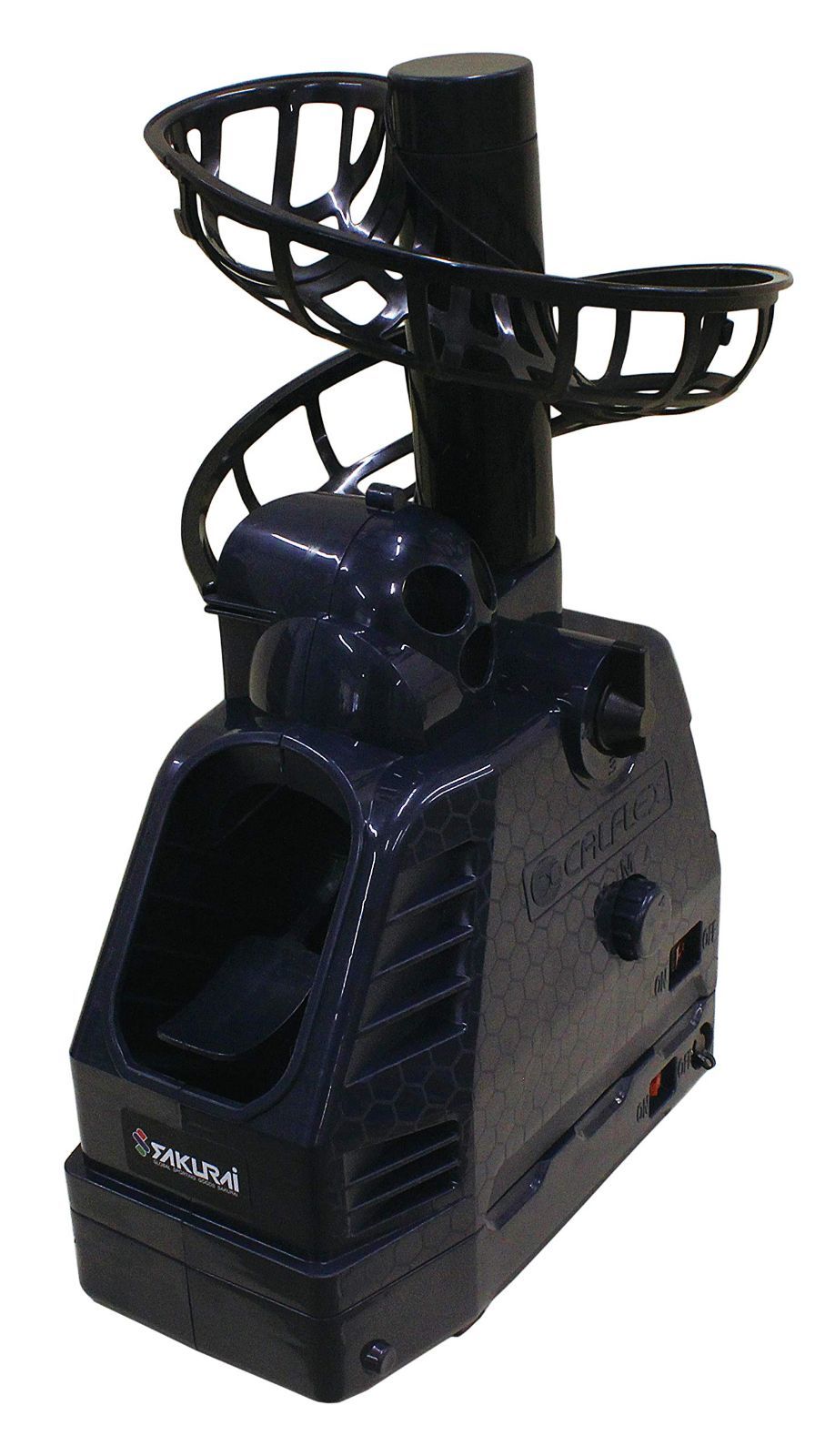 PatternName 単品 サクライ貿易 SAKURAI CALFLEX カルフレックス ソフト 硬式テニス兼用マシン トス角度 間隔3段階調整式 高さ4段階調整式 CT-014 ダークブルー