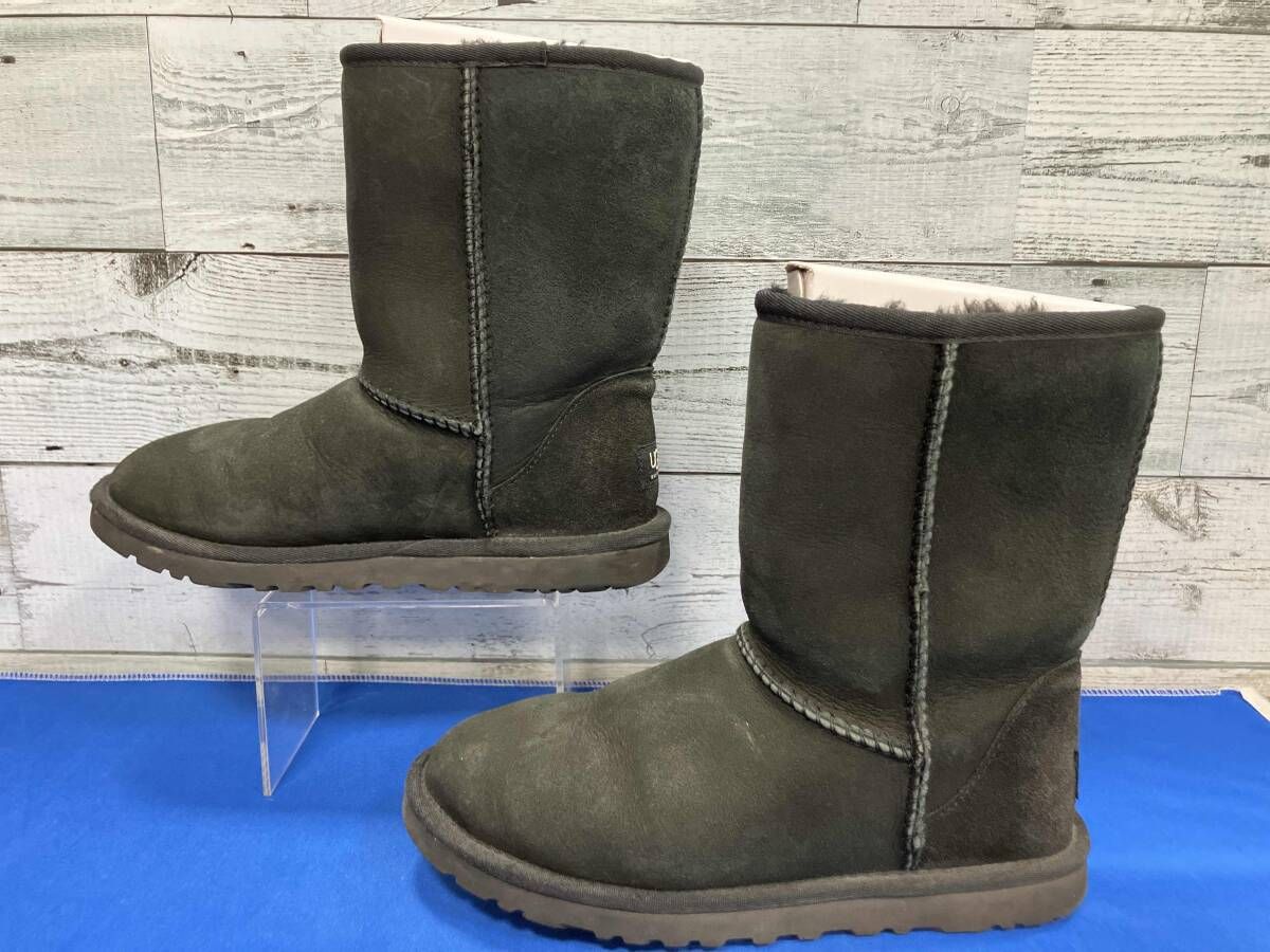 UGG アグ レディース ショートブーツ W CLASSIC SHORT ブラック