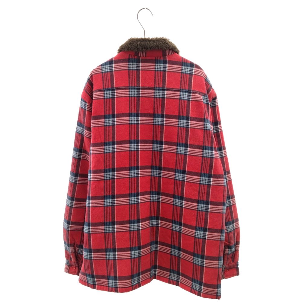 SUPREME (シュプリーム) 21AW Faux Fur Collar Flannel Shirt フェイク