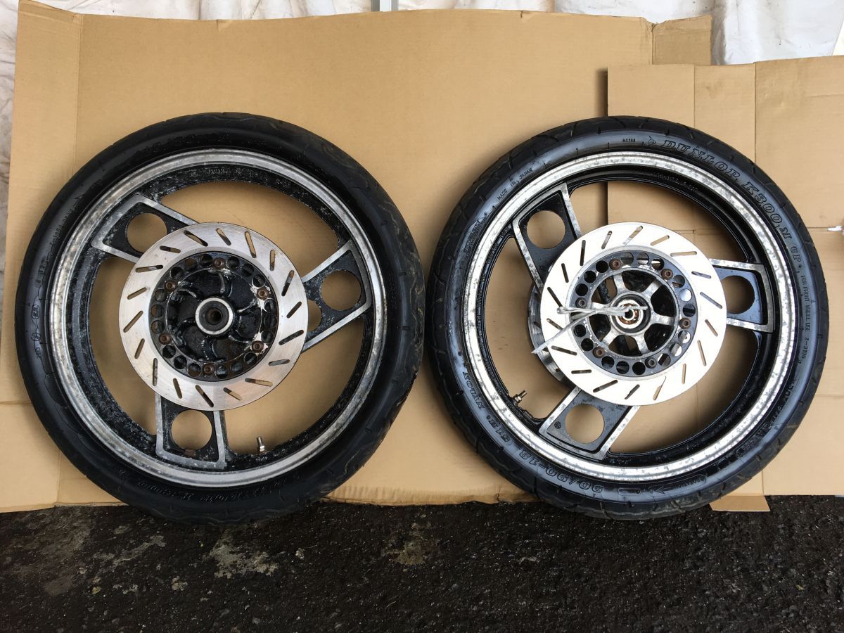 RZ250R 29L 1AR オムスビ 前後 ホイール セット ディスク付