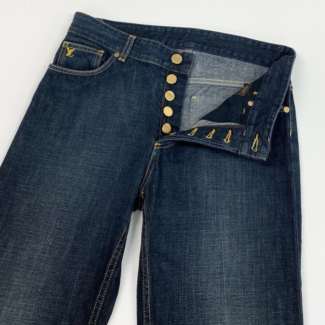24i25 LOUIS VUITTON ルイヴィトン デニムパンツ ボトムス ポケット
