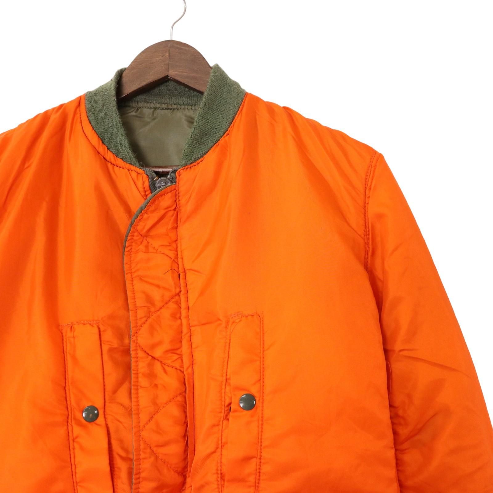 70年代 USA製 ALPHA INDUSTRIES アルファ USAF MA-1 フライト