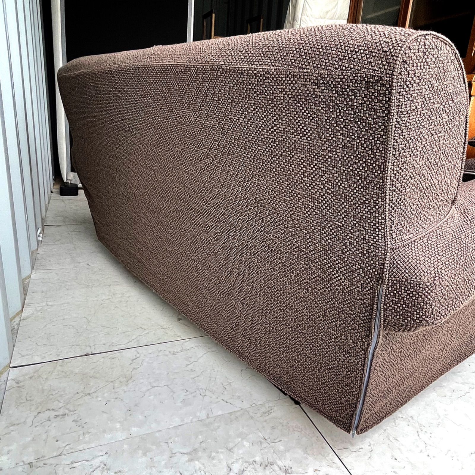 取付無料！コンランショップ ウィンスロー ブラウンファブリック1.5P