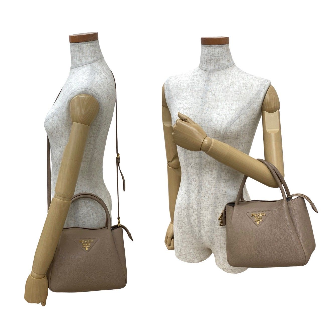 美品　プラダ　ハンドバッグ　ショルダーバッグ　2way　ヴィッテロダイノ PRADA プラダ 2WAYバッグ ミニハンドバッグ ショルダーバッグ
