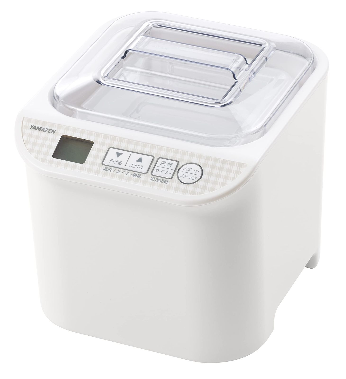 レシピブック付き タイマー機能 温度調節機能 発酵食品 ホワイト 牛乳パック対応 甘酒メーカー 飲むヨーグルト YXA-101 W 低温調理 ヨーグルトメーカー 山善