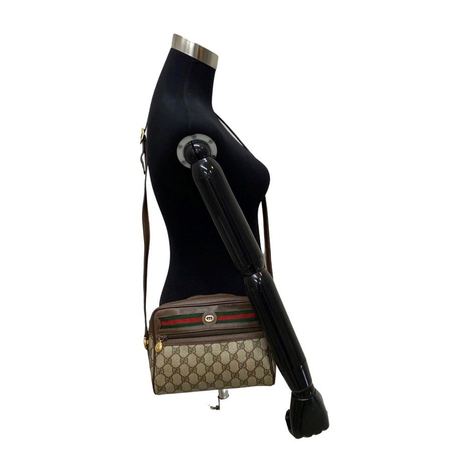 極 美品 GUCCI グッチ オールドグッチ ヴィンテージ シェリーライン GG