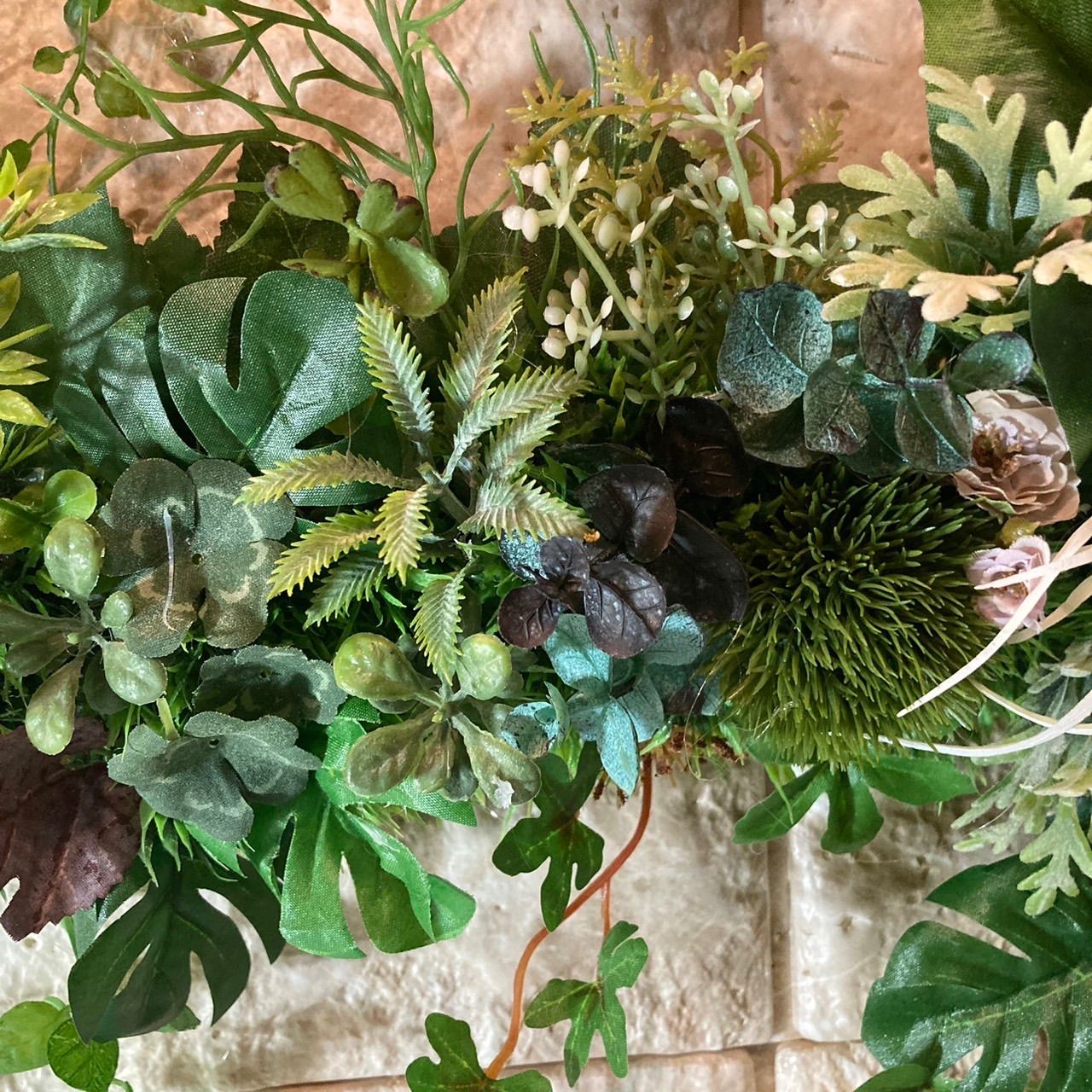 光触媒 人工観葉植物 ウォールグリーン フェイクグリーン 壁掛け