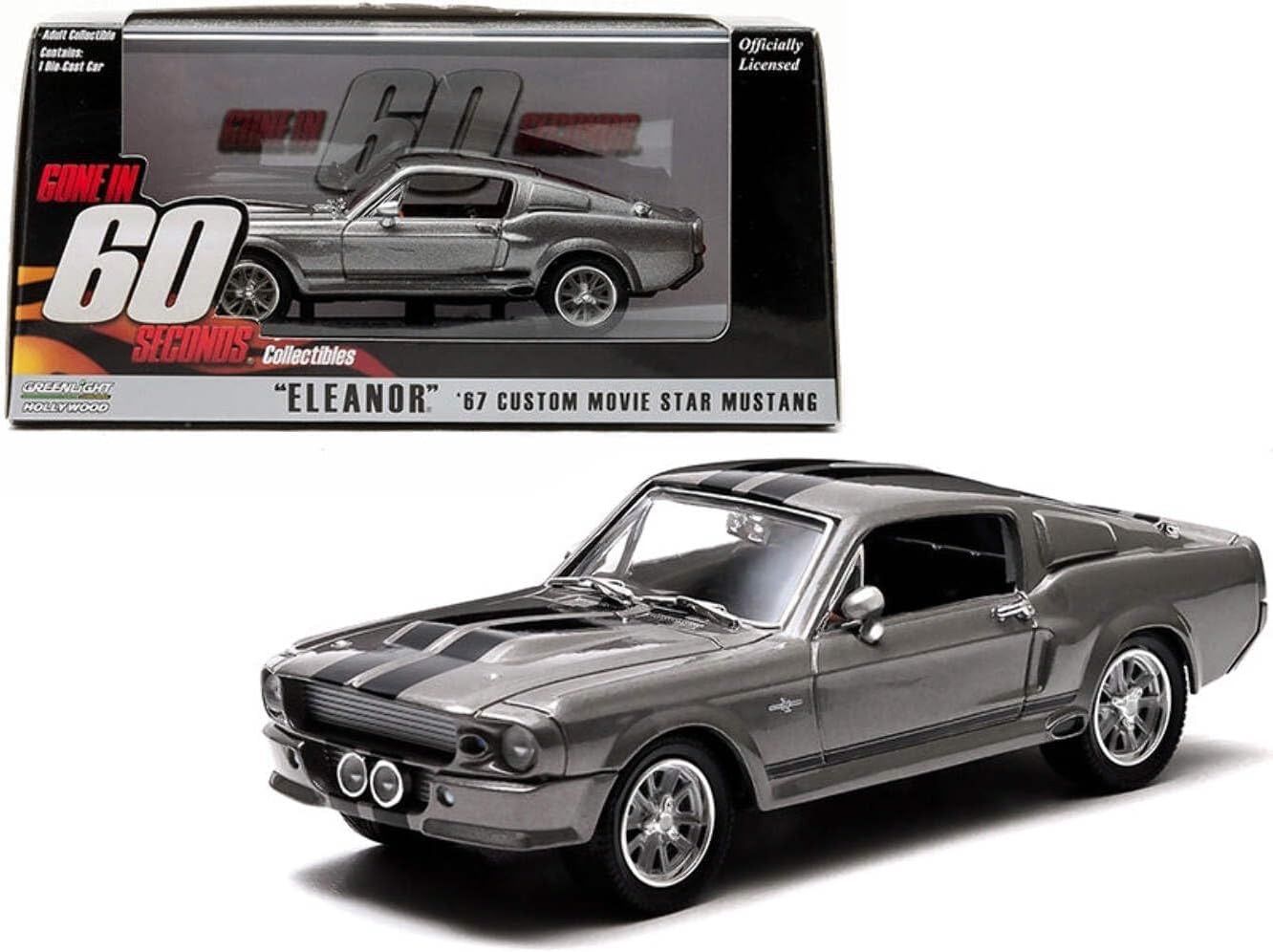 GREENLIGHT エレノア '67 カスタム ミニカー グリーンライト 1/64スケール「1967 フォード・マスタング