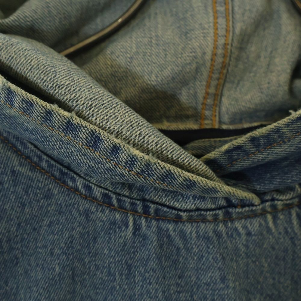 BALENCIAGA (バレンシアガ) 22AW プルオーバーデニムフーデッド