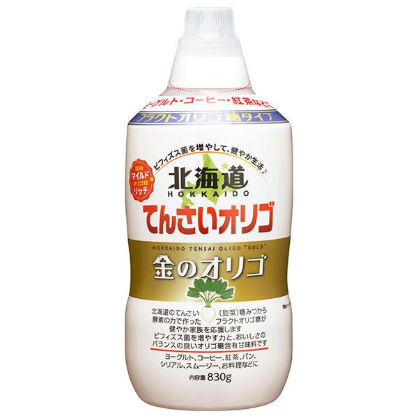 加藤美蜂園 北海道てんさいオリゴ 金のオリゴ 830g×6本入× 2ケース ｜ 嗜好品 シロップ 甘味料 ラフィノース オリゴ糖分