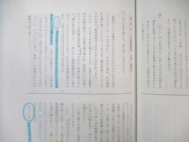 日能研 関西 小5 特訓テキスト 国語 2022 前/後期 計2冊 035M2D 日能研 関西 小5 特訓テキスト 国語 通年セット 2022 計2冊