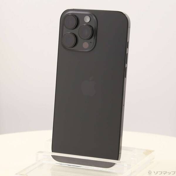〔 品〕 iPhone16 Pro Max 256GB ブラックチタニウム MYWG3J A SIMフリー 262