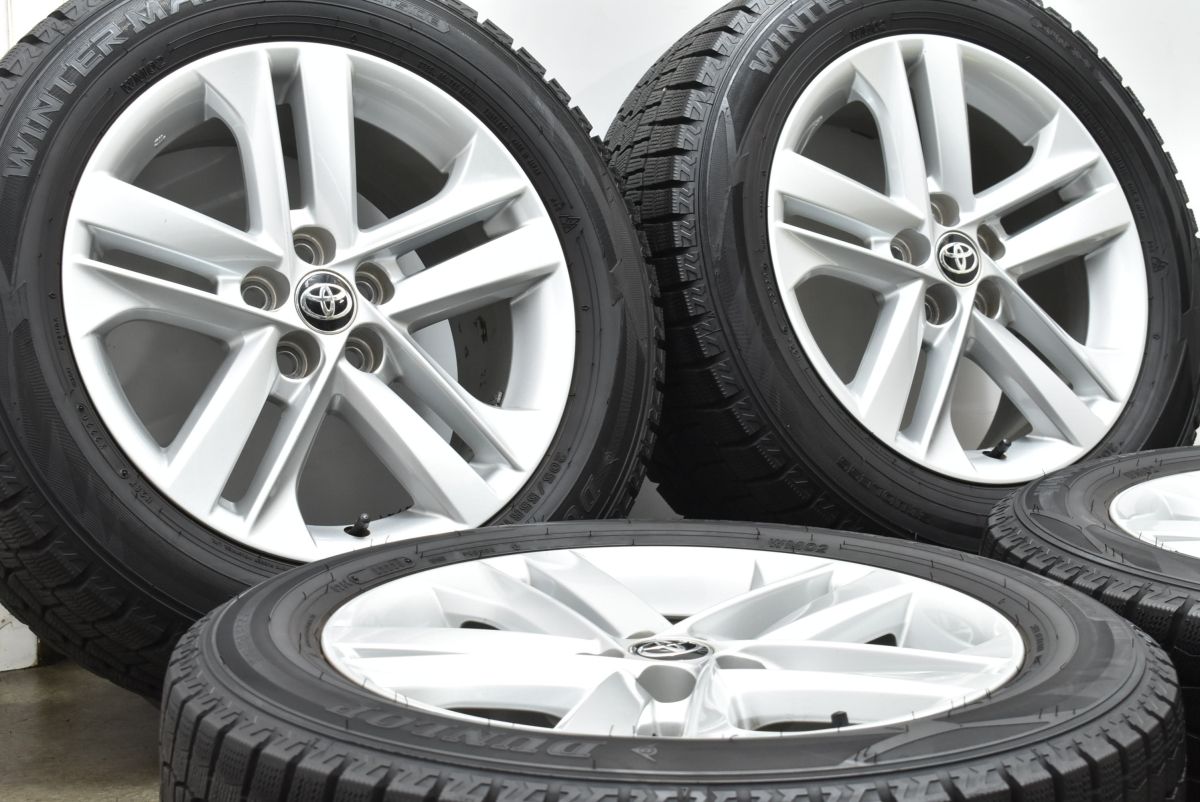 バリ溝 トヨタ カローラスポーツ 純正 16in 7J 40 PCD100 ダンロップ ウィンターマックス WM02 205 55R16 プリウス ツーリング セダン