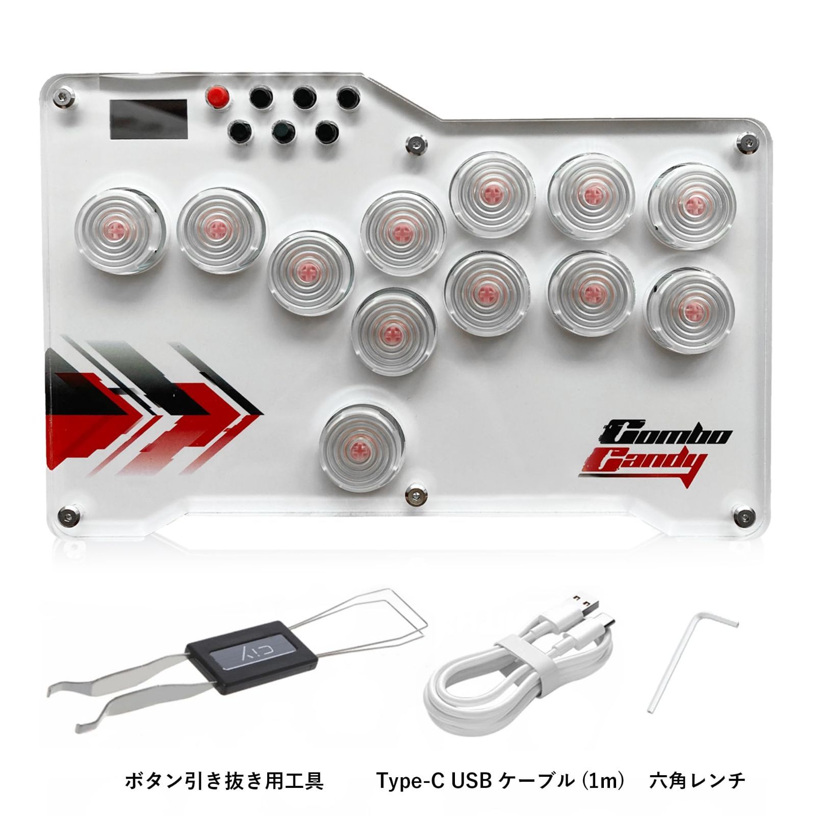 RTU アケコン レバーレス ヒットボックス PC/Switch/PS3/PS4(レガシー)/Android - レバーレス コントローラー  パンクワークショップ レバーレス レバーレス アケコン レバーレスコントローラー アケコン pc アケコン ヒトボ h - メルカリ