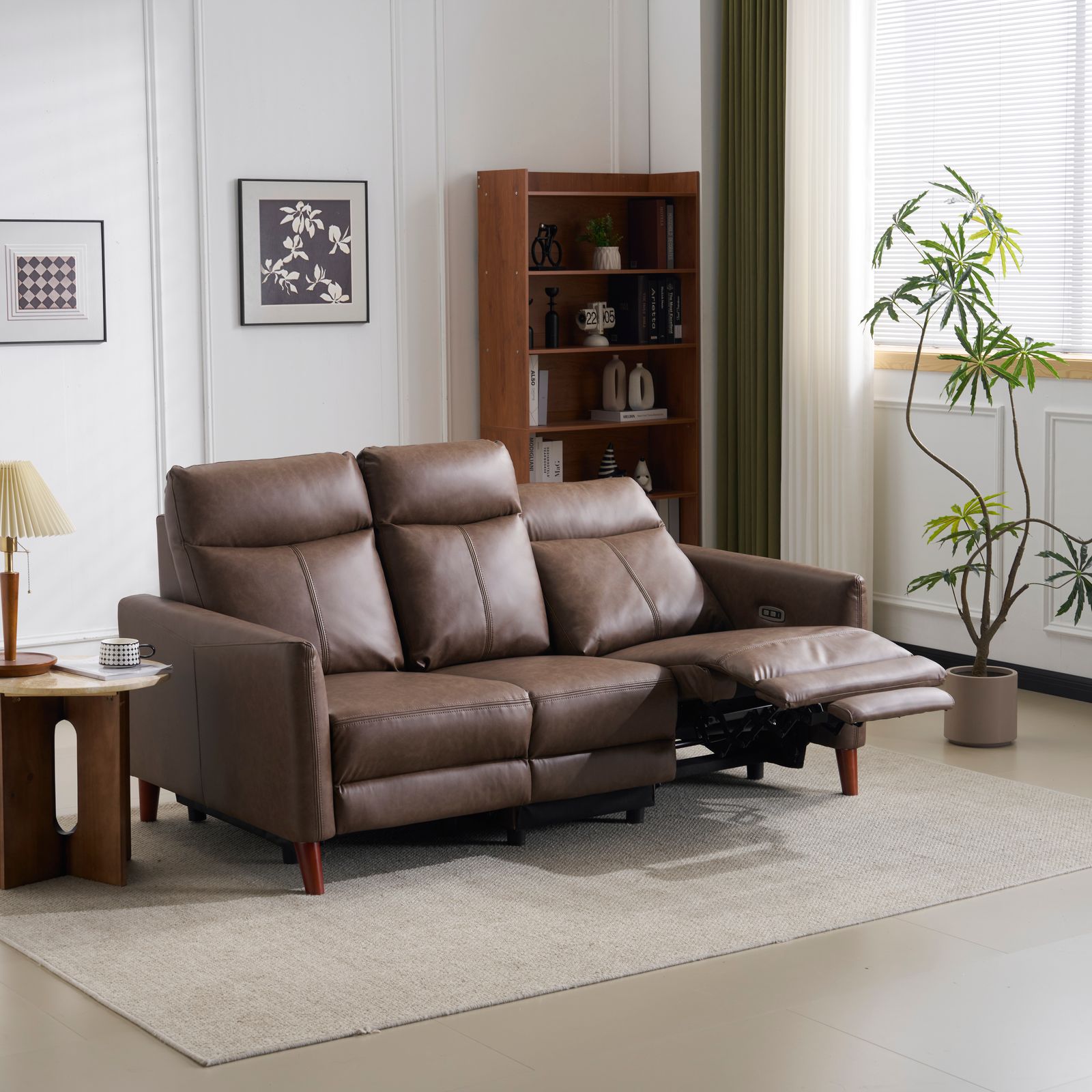 2個 セール中 ゼロウォール テーブル付き 三人掛けソファ 電動 リクライニング USB Type-C充電口付き 156° リクライニングソファ 3人掛け オットマン一体型 電動ソファ 耐圧分散 リクライニングチェア 三人掛け ソファ北欧