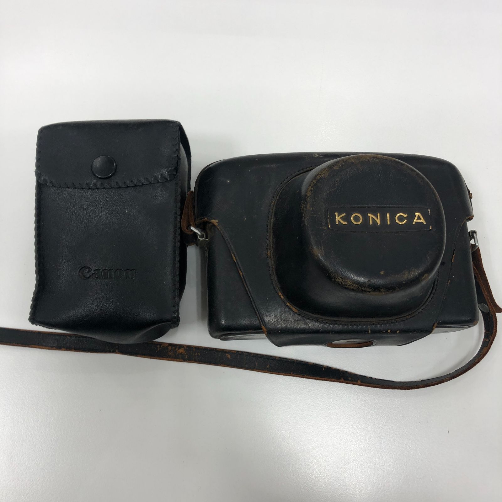 Aフォロー割引あり【ジャンク】KONICA S3 SⅢ フィルムカメラ コニカ ストロボ Canon キャノン スピードライト 155A Poket FUJICA ポケットフジカ FLASH AW