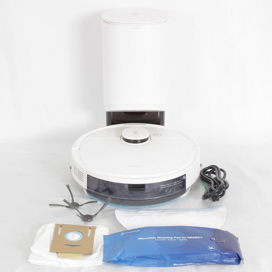 エコバックス ECOVACS DEEBOT N8 PRO + ブラック DEEBOT N8 PRO+ | ロボット掃除機 自動ゴミ捨て | ECOVACS Japan