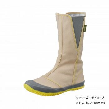 福山ゴム工業 作業靴 ノーカーズ NK-10 25.0cm ベージュ EE90000
