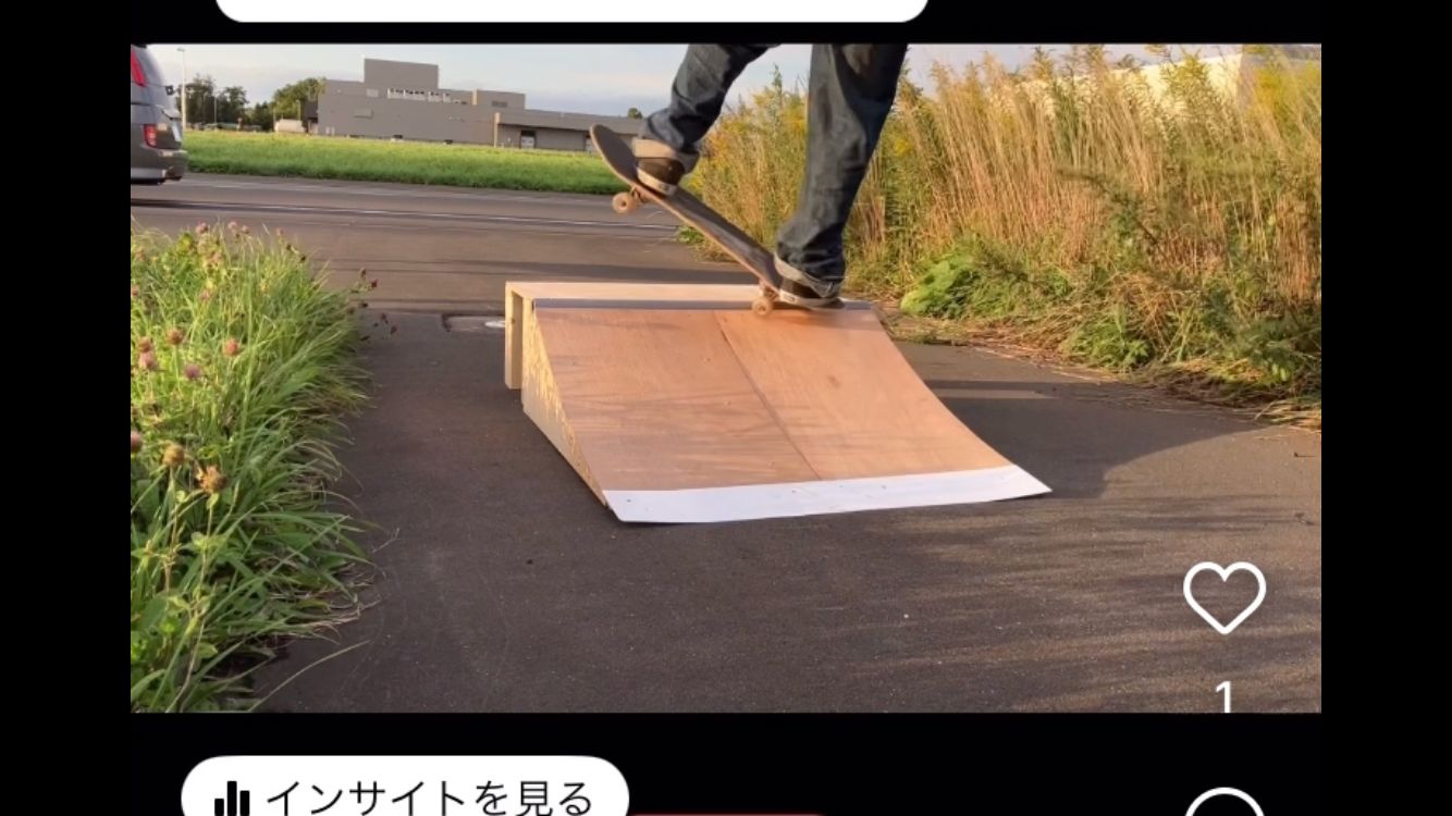 スケボー用ミニランプ 完成品 ストール練習可 ベビーランプ®︎ Mサイズ