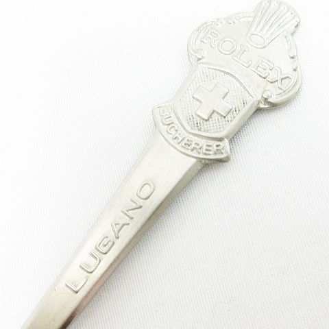ROLEX スプーンセット ノベルティ ROLEXとのコラボレーションの ノベルティ・ スプーン 展示中 in