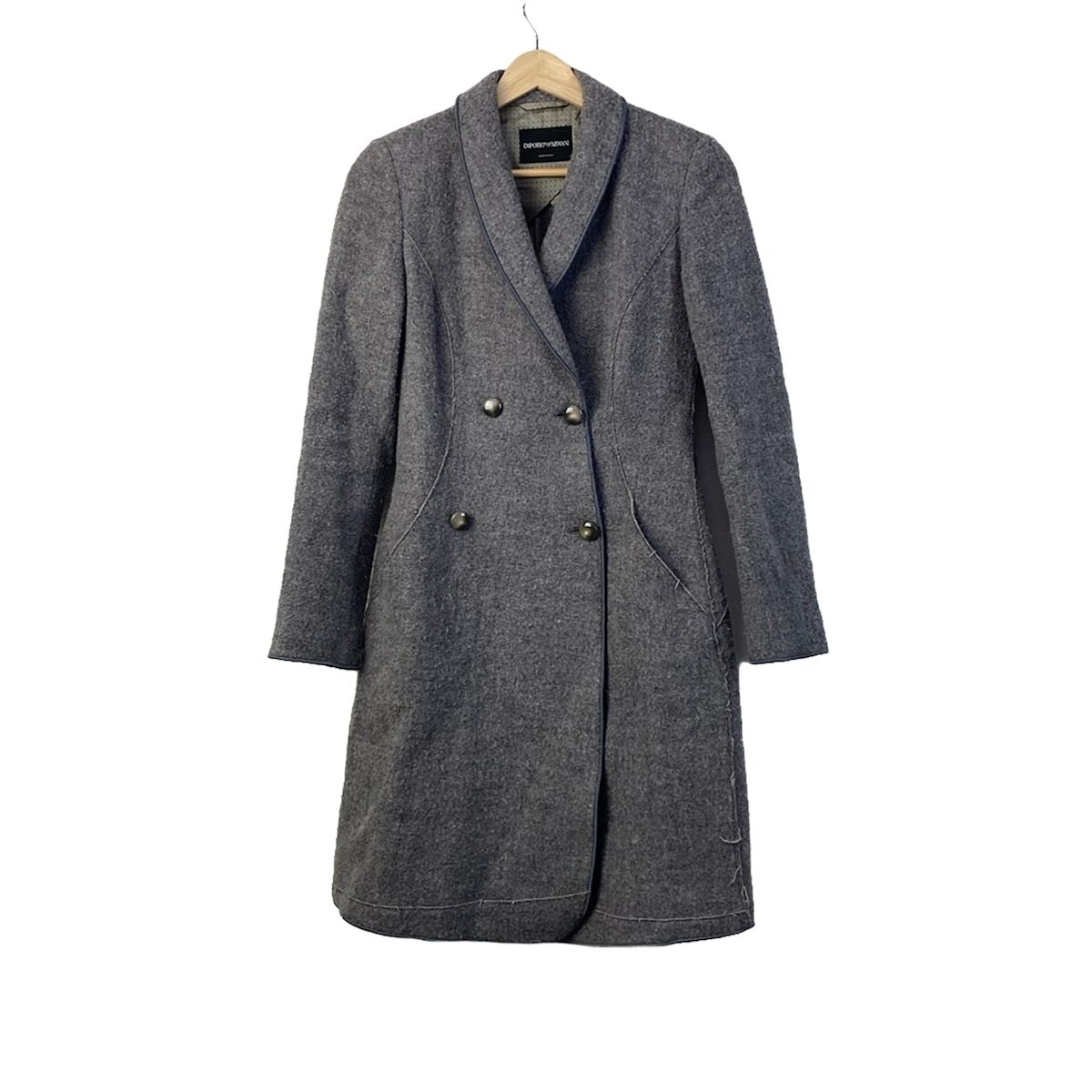 EMPORIOARMANI エンポリオアルマーニ コート サイズITA 38 レディース - グレー 秋 冬物